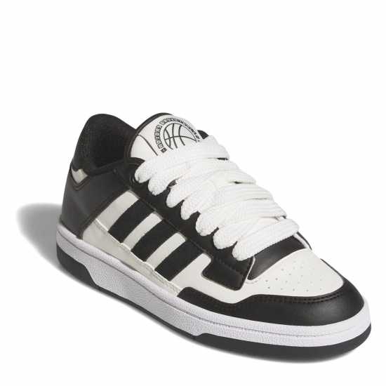 Adidas Юношески Обувки Rapid Court Low Shoes Juniors Бяло/Черно 