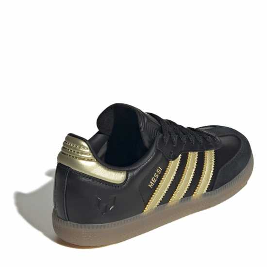 Adidas Мъжки Маратонки Messi Samba Trainers Juniors Черно/Златно/Гума Adidas Мъжки Маратонки Messi Samba Trainers Juniors Черно/Златно/Гума