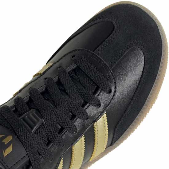 Adidas Мъжки Маратонки Messi Samba Trainers Juniors Черно/Златно/Гума Adidas Мъжки Маратонки Messi Samba Trainers Juniors Черно/Златно/Гума