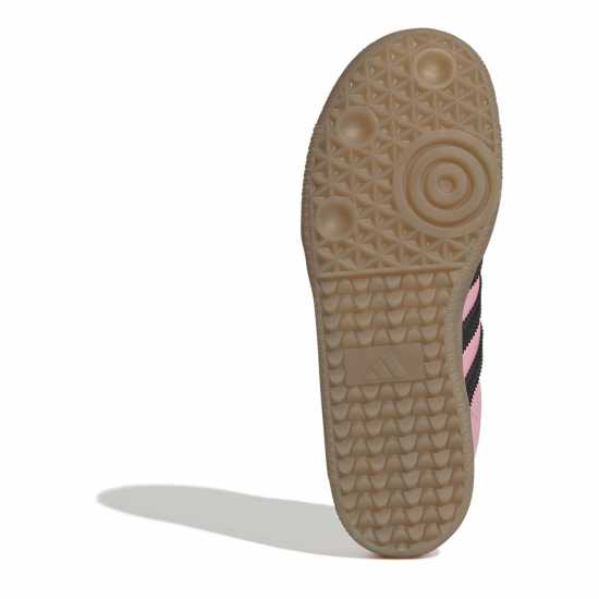 Adidas Мъжки Маратонки Messi Samba Trainers Juniors Розово/Черно/Гума 