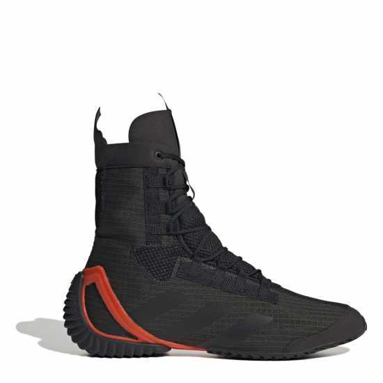 Adidas Speedex Mid Cut Boxing Boots Kids Въглерод Бокс обувки