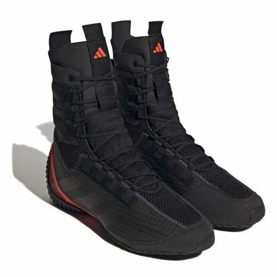 Adidas Speedex Mid Cut Boxing Boots Kids Въглерод Бокс обувки