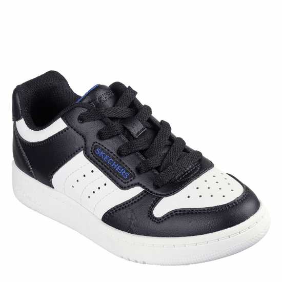 Skechers Kids' Q Street Low-Top Trainers Черно/Бяло Skechers Kids' Q Street Low-Top Trainers Черно/Бяло