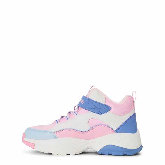 Skechers Unisex Kids' High-Top Trainers Pink/Lavender 