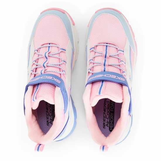 Skechers Unisex Kids' High-Top Trainers Pink/Lavender 