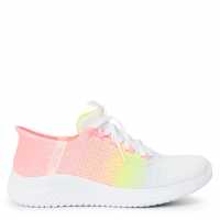 Skechers Маратонки Без Връзки Unisex Kids' Slip On Trainers Coral/Multi 