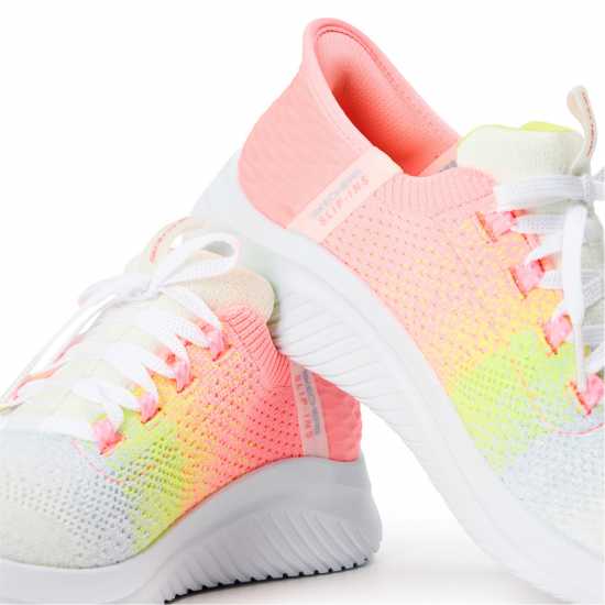 Skechers Маратонки Без Връзки Unisex Kids' Slip On Trainers Coral/Multi 