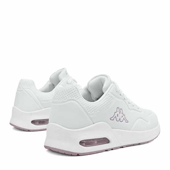 Kappa Bolla Junior Air Bubble Trainers Бяло/Розово 