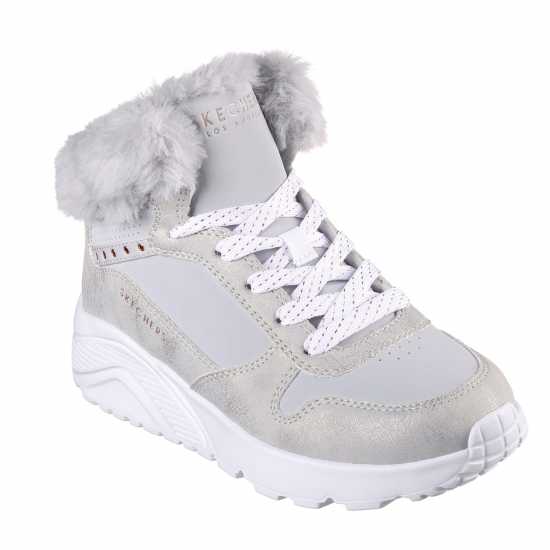 Skechers Kids' High-Top Trainers Grey 