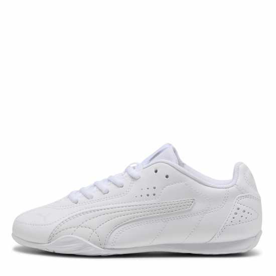 Puma Catch Trainers Junior Бяло/сребро 