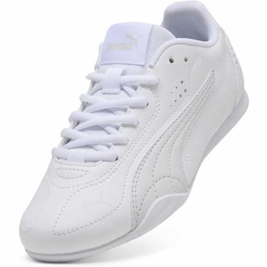 Puma Catch Trainers Junior Бяло/сребро 