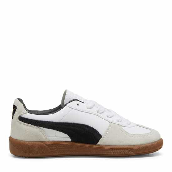 Puma Palermo Leather Jr Low-Top Trainers Boys Бяло/Гума 