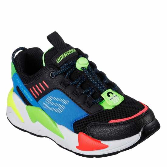 Skechers Маратонки Без Връзки Unisex Kids' Ultrasurge Slip On Trainers Black/Multi 