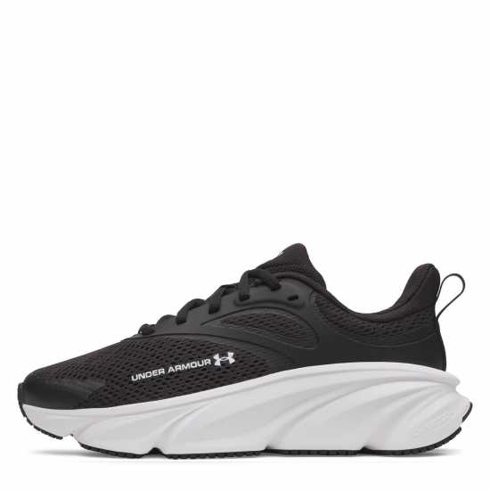 Under Armour Kids' Casual Low-Top Trainers Black/White 