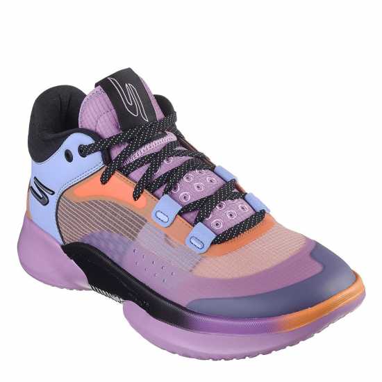 Skechers Resagrip Basketball Shoes Лилаво/Оранжево 
