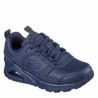 Skechers Маратонки Monochromatic Lace Up Sneaker W Ove Court Trainers Boys Морска синьо 