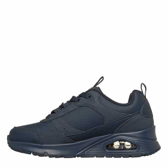 Skechers Маратонки Kids' Monochromatic Lace Up Court Trainers Морска синьо 