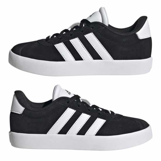 Adidas Юношески Обувки Vl Court 3.0 Shoes Junior Boys Черно/Бяло Детски маратонки