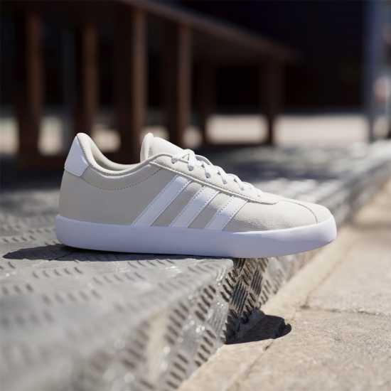 Adidas Юношески Обувки Vl Court 3.0 Shoes Junior Boys алуминий/бял Adidas Юношески Обувки Vl Court 3.0 Shoes Junior Boys алуминий/бял