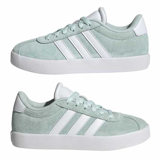 Adidas Юношески Обувки Vl Court 3.0 Shoes Junior Boys Мента/Бяло Детски маратонки