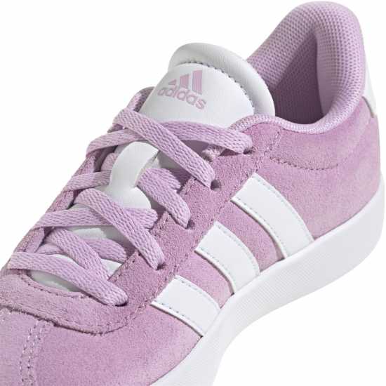 Adidas Юношески Обувки Vl Court 3.0 Shoes Junior Boys лилаво/бяло/сиво Детски маратонки