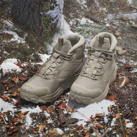 Adidas Terrex Winter Boot Mid Leather Hiking Boots Unisex Kids Adidas Terrex Winter Boot Mid Leather Hiking Boots Unisex Kids