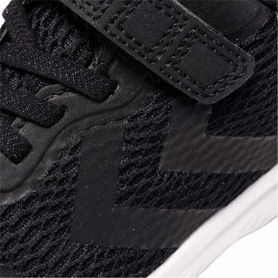 Hummel Actus Tex Trainers Junior Black/White 