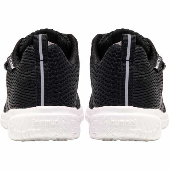 Hummel Actus Tex Trainers Junior Black/White 