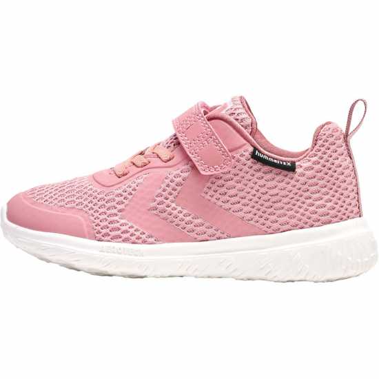 Hummel Actus Tex Trainers Junior Розово/Бяло 
