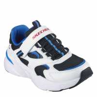 Skechers Bobsbamina Jn99 Wht/Blk/Blu 