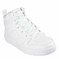 Skechers Unisex Kids' High-Top Trainers White 
