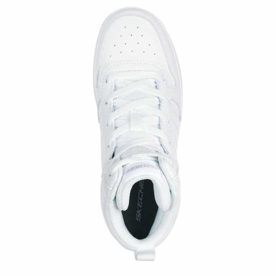 Skechers Unisex Kids' High-Top Trainers White 