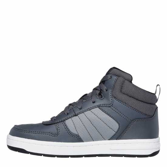 Skechers Unisex Kids' High-Top Trainers Grey 