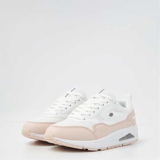 Детски маратонки British Knights Lennox Sneakers Juniors Бяло/Розово British Knights Lennox Sneakers Juniors Бяло/Розово Детски маратонки