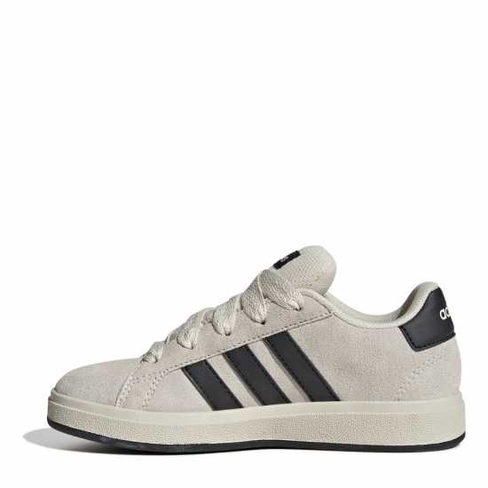 Adidas Grand Court 00S Trainers Juniors WonWht/Black Детски маратонки