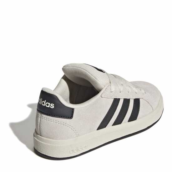 Adidas Grand Court 00S Trainers Juniors WonWht/Black Детски маратонки