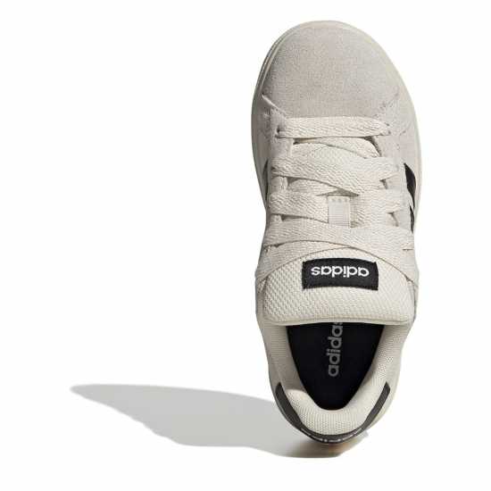 Adidas Grand Court 00S Trainers Juniors WonWht/Black Детски маратонки