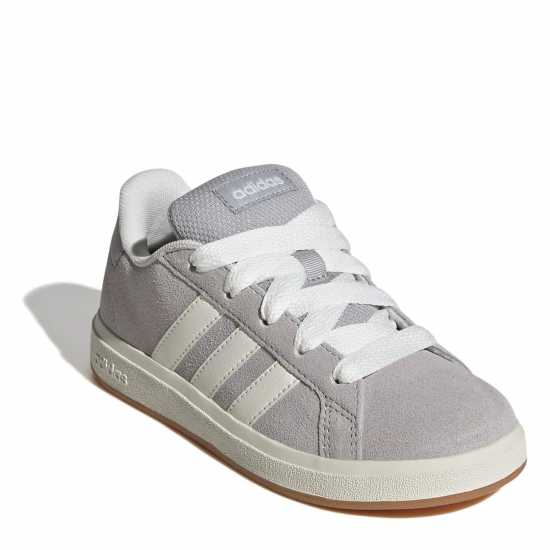 Детски маратонки Adidas Grand Court 00S Trainers Juniors Сиво/Гума Adidas Grand Court 00S Trainers Juniors Сиво/Гума Детски маратонки