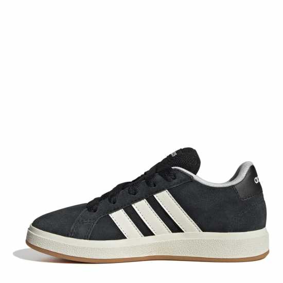 Adidas Grand Court 00S Trainers Juniors Черно/Гума Детски маратонки
