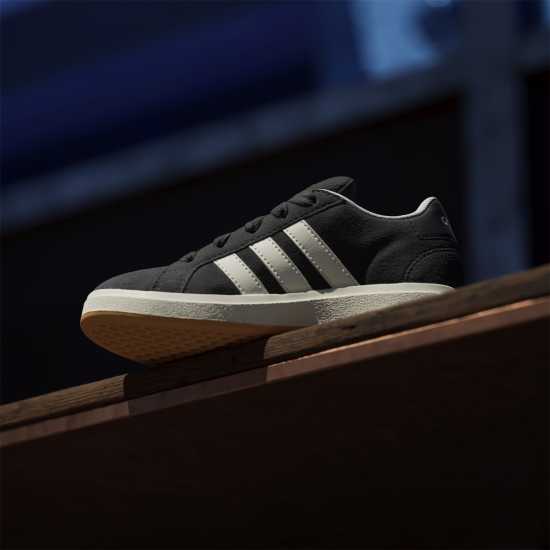 Adidas Grand Court 00S Trainers Juniors Черно/Гума Детски маратонки