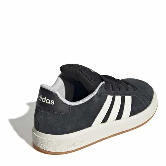 Adidas Grand Court 00S Trainers Juniors Черно/Гума Детски маратонки