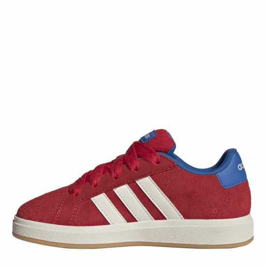 Adidas Grand Court 00S Trainers Juniors Red/Gum Adidas Grand Court 00S Trainers Juniors Red/Gum
