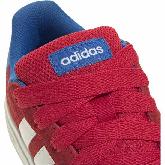 Adidas Grand Court 00S Trainers Juniors Red/Gum Adidas Grand Court 00S Trainers Juniors Red/Gum