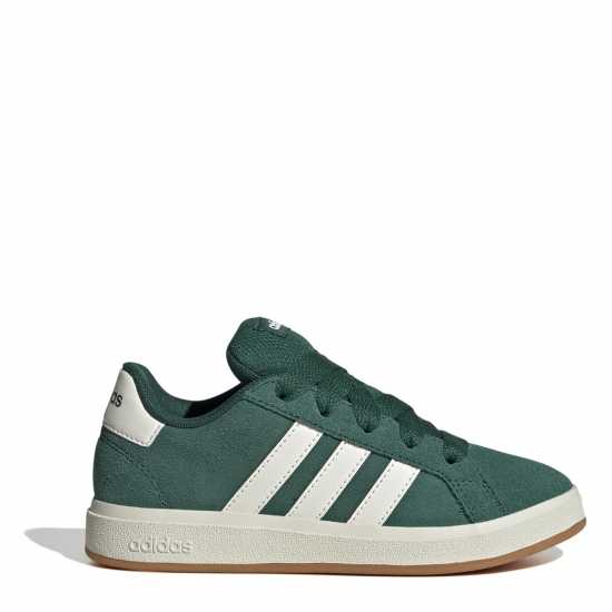 Adidas Grand Court 00S Trainers Juniors Green/Gum Детски маратонки