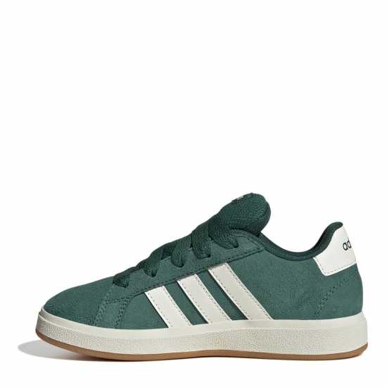 Adidas Grand Court 00S Trainers Juniors Green/Gum Детски маратонки