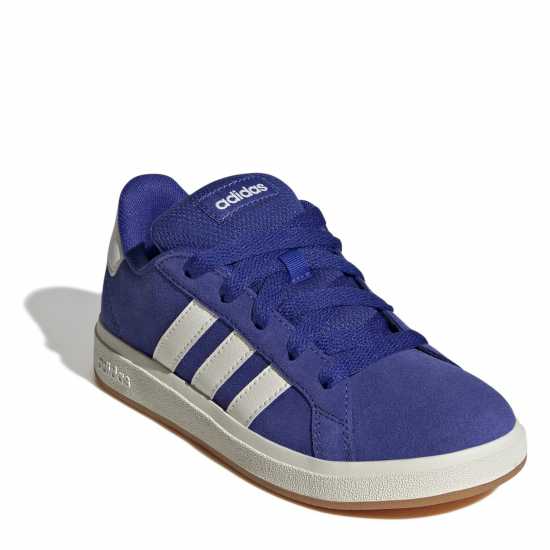 Adidas Grand Court 00S Trainers Juniors Ясно синьо/Бяло Детски маратонки