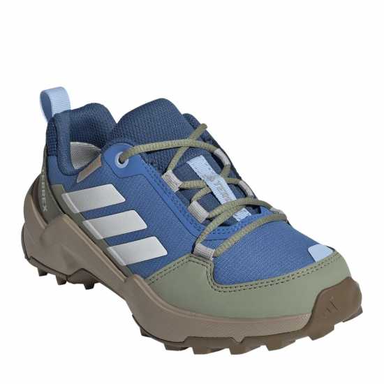 Adidas Юношески Обувки Terrex Ax4R Hiking Shoes Juniors Blue/Wht/Green Adidas Юношески Обувки Terrex Ax4R Hiking Shoes Juniors Blue/Wht/Green