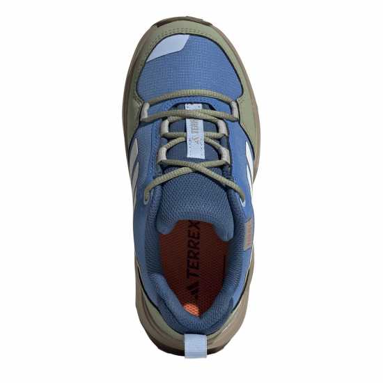 Adidas Юношески Обувки Terrex Ax4R Hiking Shoes Juniors Blue/Wht/Green Adidas Юношески Обувки Terrex Ax4R Hiking Shoes Juniors Blue/Wht/Green