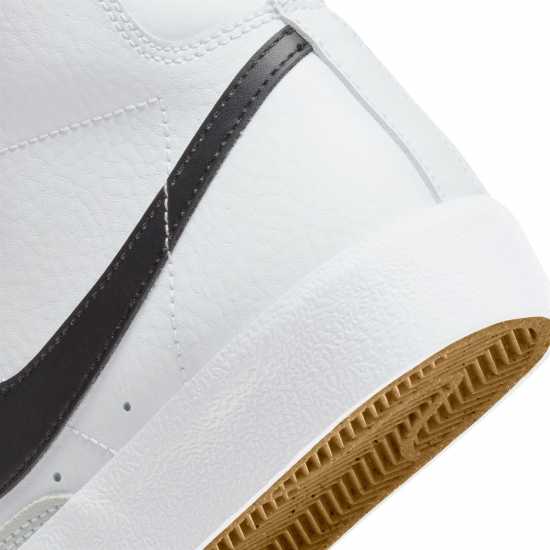 Nike Blazer Mid '77 Big Kids' Shoes White/Black Детски маратонки