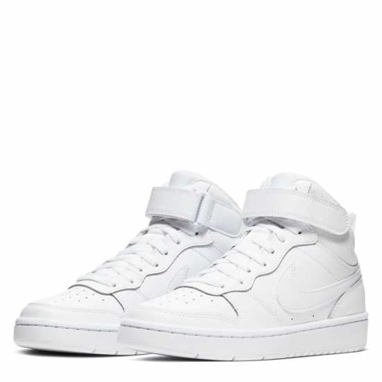 Nike Court Borough Mid 2 Big Kids' Shoe Три бяло Детски маратонки